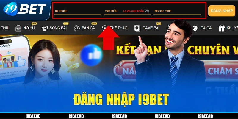 Hướng dẫn đăng nhập i9bet